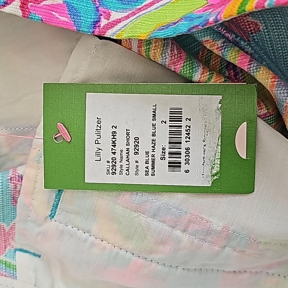 Lilly Pulitzer NWT The Callahan Shorts in Summer Haze Print - Picture 6 of 9